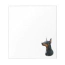 Recherche de pinscher blocsnotes Dobermann