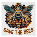Search for save the bees posters Bee conservation