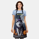 Recherche de nuit de halloween tabliers Citrouille