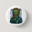 Recherche de peinture van gogh badges Halloween