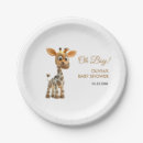 Search for giraffe paper plates Boy baby shower