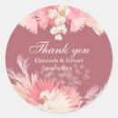 Search for pink orchids stickers Pampas grass