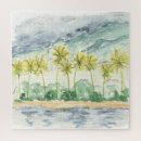 Recherche de palmier puzzles Plage