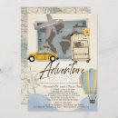 Search for hot air balloon baby boy shower invitations Travel