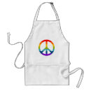 Recherche de signe de paix tabliers Arc en ciel