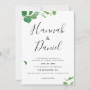 Search for green leaves invitations Simple