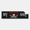 Search for ship bumper stickers Crossbones