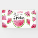 Search for one in a melon banners Watercolor