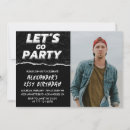Search for elegant 21st birthday invitations Black and white