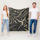 Search for black and white marble blankets Elegant