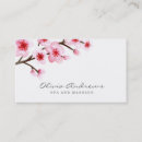 Search for cherry blossoms business cards Elegant