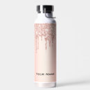 Recherche de goutes mugs bouteilles Or rose