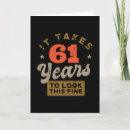 Search for 61st birthday cards Vintage