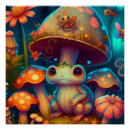 Search for magic mushroom posters Frog