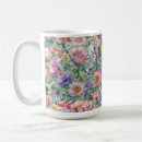 Search for watercolor floral pattern mugs Flowers