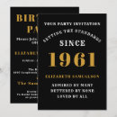 Search for 60 years birthday invitations Black