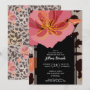 Search for animal bridal shower invitations Leopard