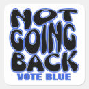 Search for back square stickers Democrat
