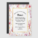 Search for magnolia birthday invitations Pink