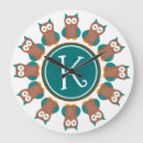 Recherche de chouette bleue horloges Animal