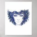 Recherche de visage de femme posters Illustration