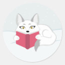 Search for cute white fox stickers Snow