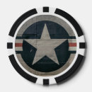 Recherche de drapeau américain jetons poker Militaire