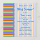 Search for multi coloured square invitations Stripes