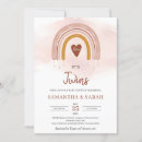 Search for boho rainbow invitations Gender neutral