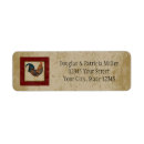 Search for chickens return address labels Vintage