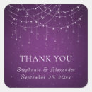 Search for string light wedding stickers Purple