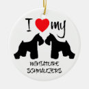 Search for miniature schnauzer dog ornaments Breed
