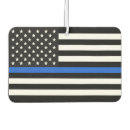 Search for police car air fresheners Thin blue line