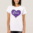 Recherche de coeur pourpre tshirts Rose