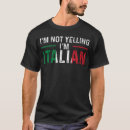 Search for im not yelling tshirts Italian