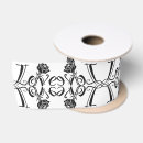 Recherche de fait avec amour rubans Typographie