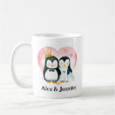 Search for penguin couple mugs Wife