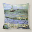 Recherche de paysage de van gogh coussins Jaune