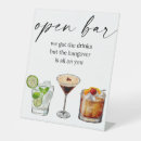Search for cute wedding signs Cocktails