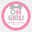 Search for pink grey polka dots stickers Girl