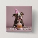 Search for dog birthday buttons Happy