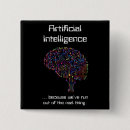 Recherche de intelligence artificielle badges Robot