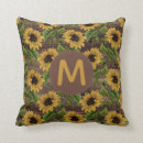 Recherche de jaune tournesol coussins Floral