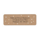 Search for twinkle lights return address labels Vintage