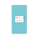 Search for origami return address labels Red