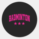 Search for hand fan stickers Badminton player