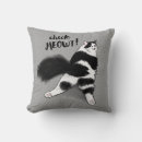 Search for black and white cat pillows Meow