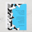Search for black white bar bat mitzvah invitations Unique