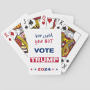 Search for trump playing cards Maga