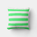 Recherche de vert blanc coussins Rayures
